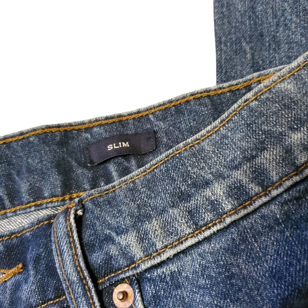 J Crew 30x32 Blue Jeans Pants Slim NWT Rigid Actual‎ 32x32 Denim Cowboy Work